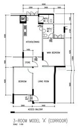Blk 144 Tampines Street 12 (Tampines), HDB 3 Rooms #601095431